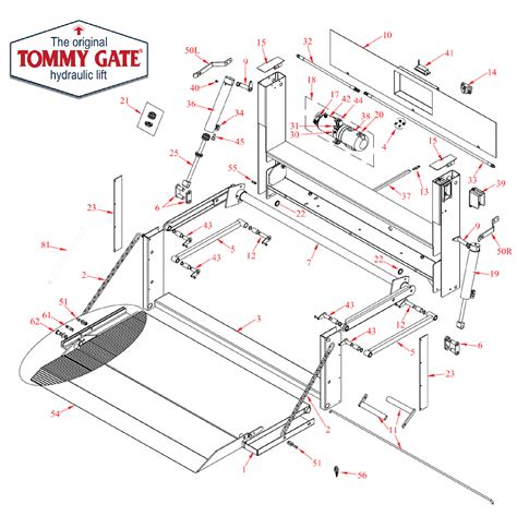 tommy gate parts diagram.